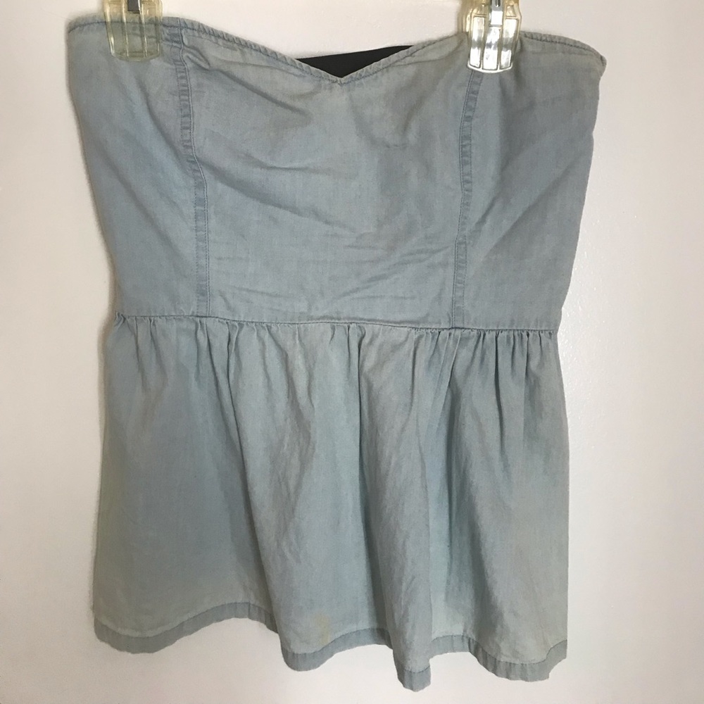 Jean Tube Top